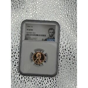 1964-P Lincoln Penny NGC PF 68 RD Memorial Cent